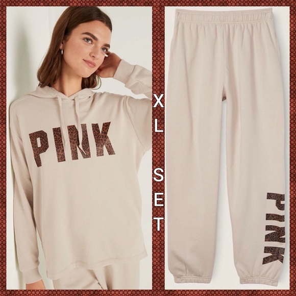 PINK Victoria's Secret Pants - NWT VS PINK EXTRA LARGE LEOPARD SET